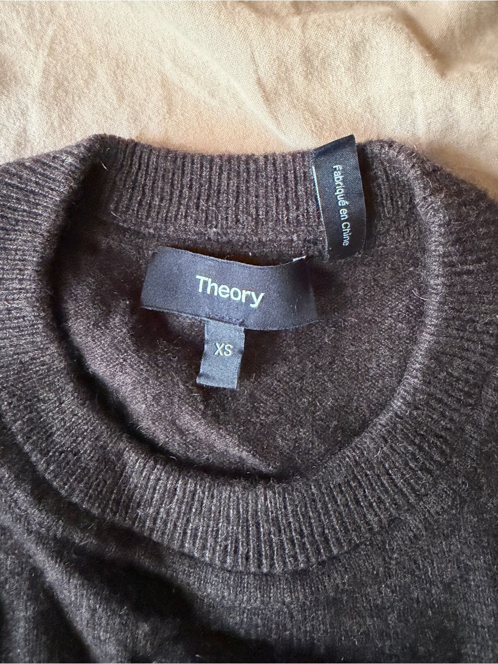 Theory Men's Crewneck Sweater in Brown